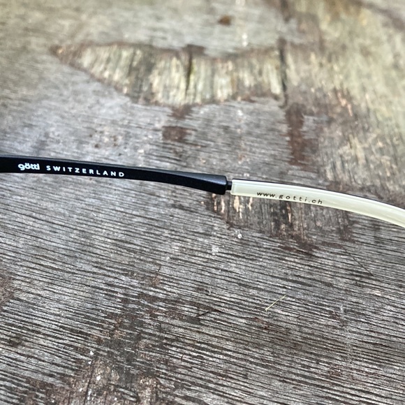 Gotti Switzerland men’s optical glasses 100% titanium color matte gunmetal $60 - Picture 5 of 9